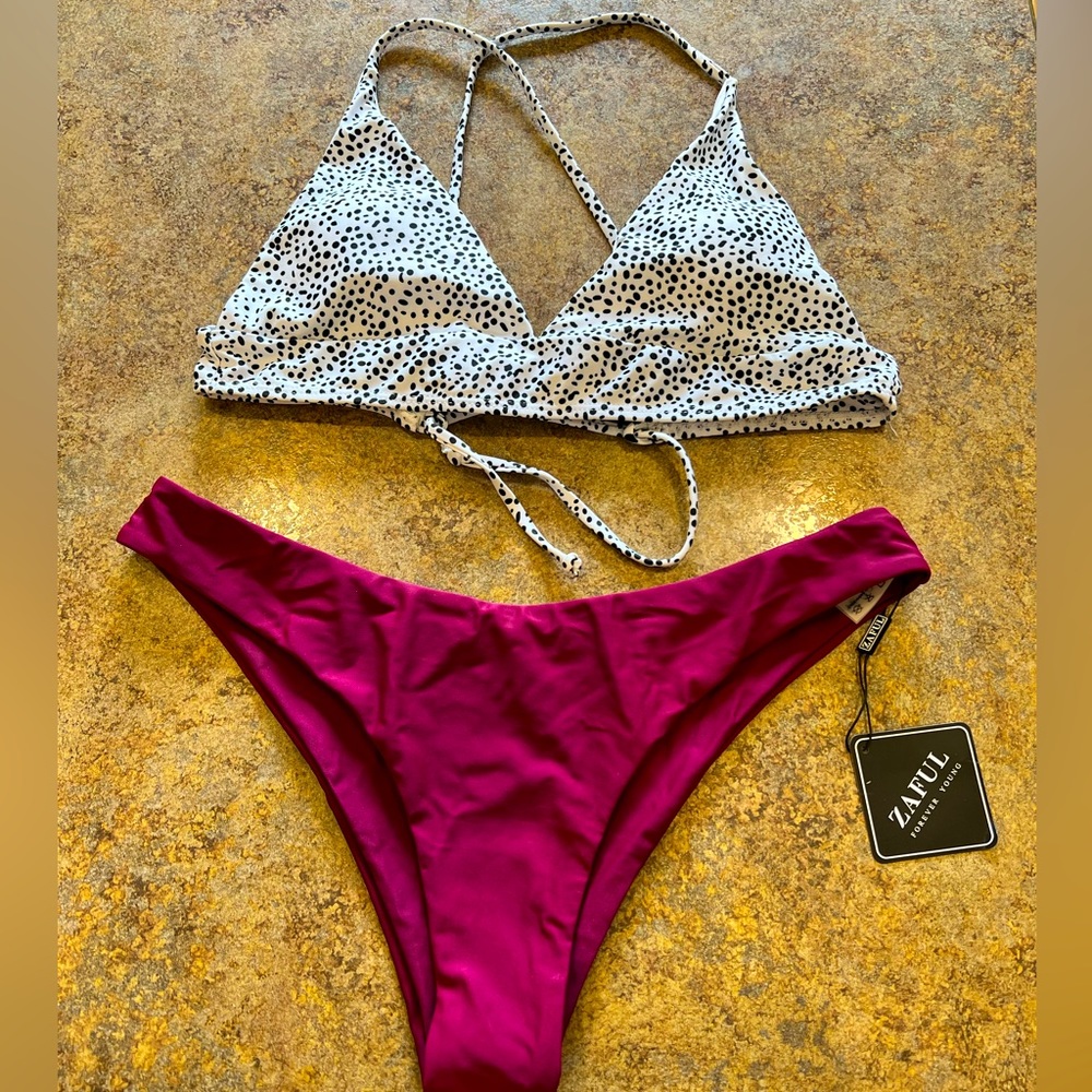 Polka dot bikini
